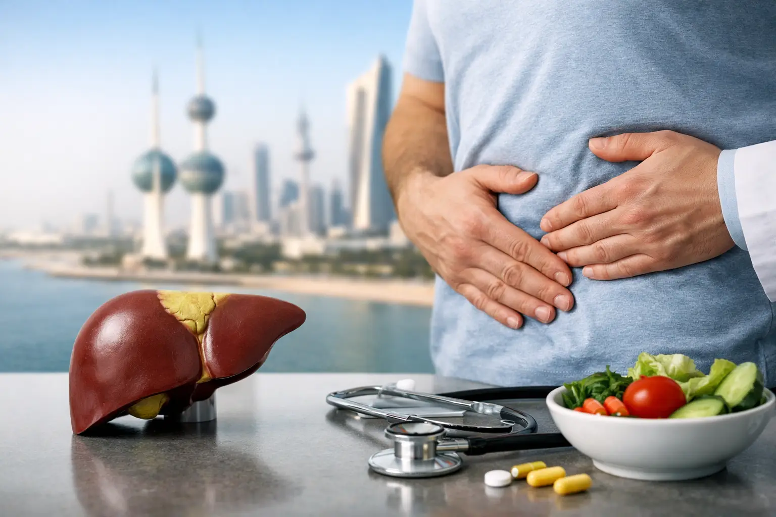 ما أعراض الكبد الدهني المبكرة في الكويت؟