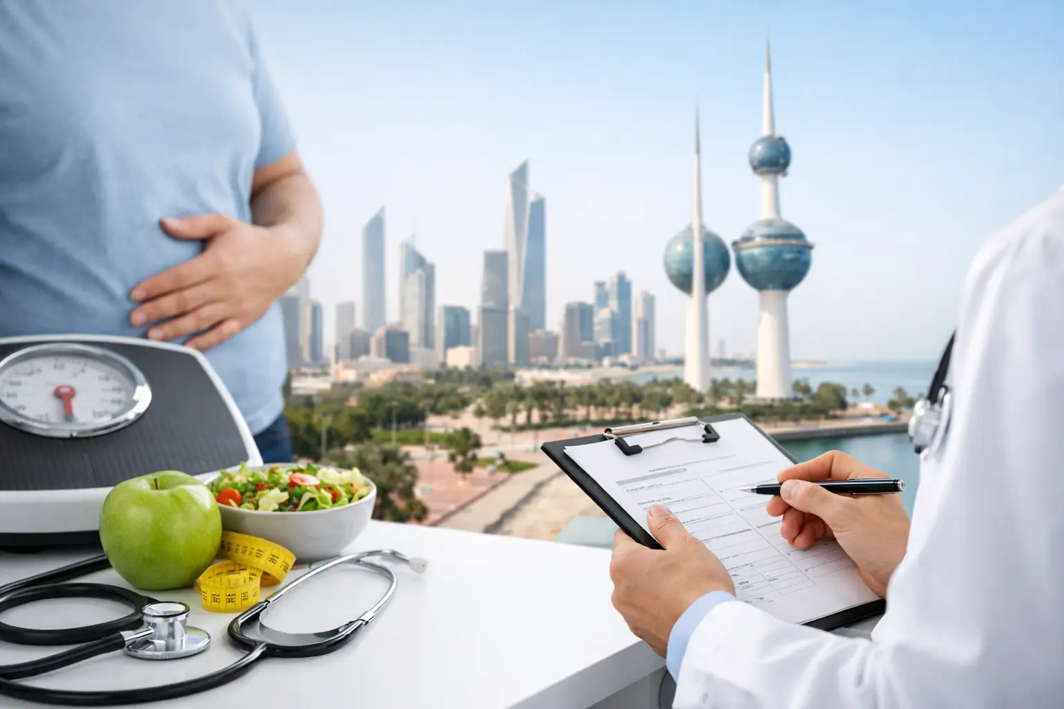 علاج السمنة في الكويت والسالمية بخطة طبية