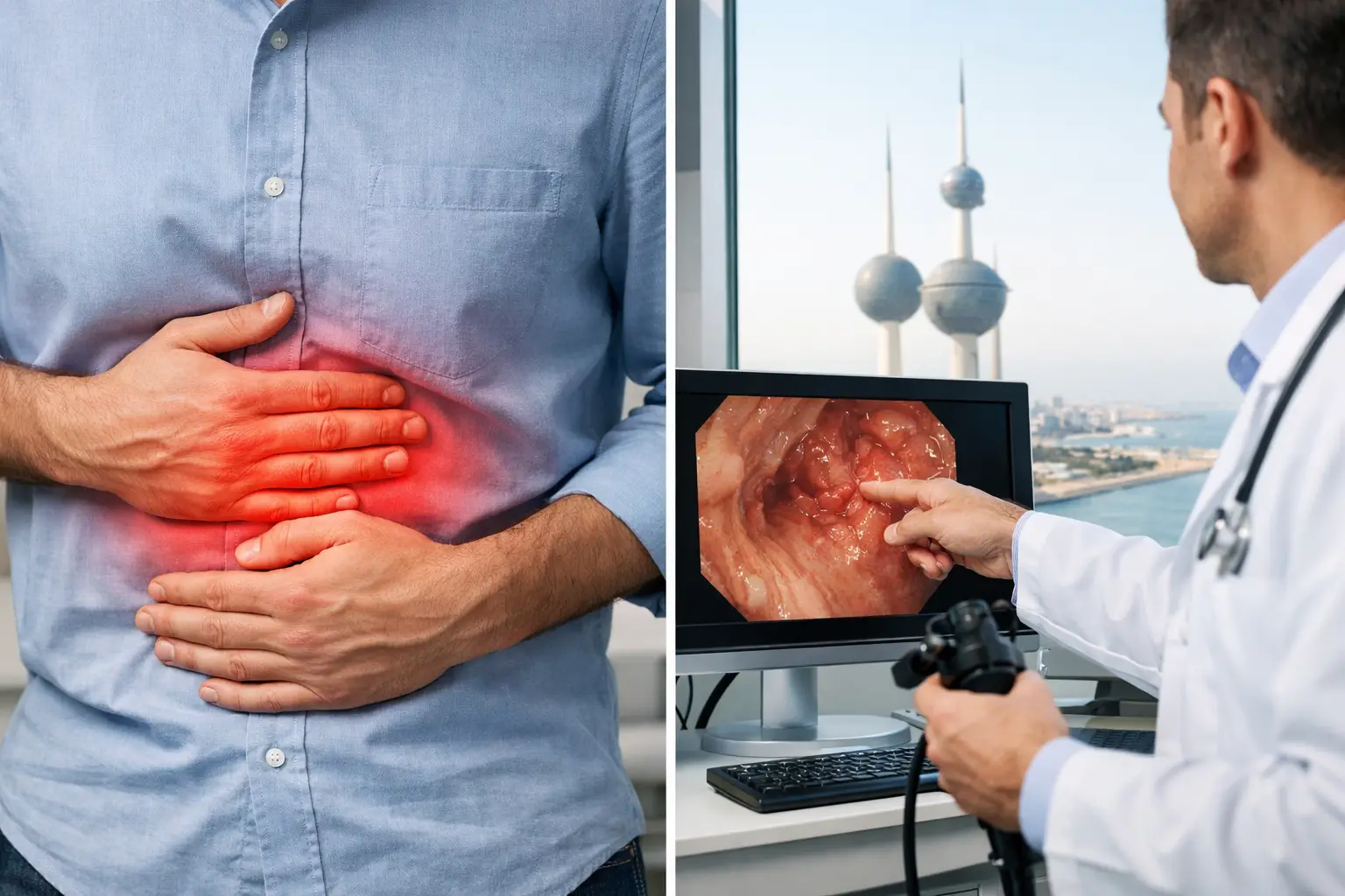 علامات التهاب المعدة المزمن ومتى تحتاج فحصًا في الكويت