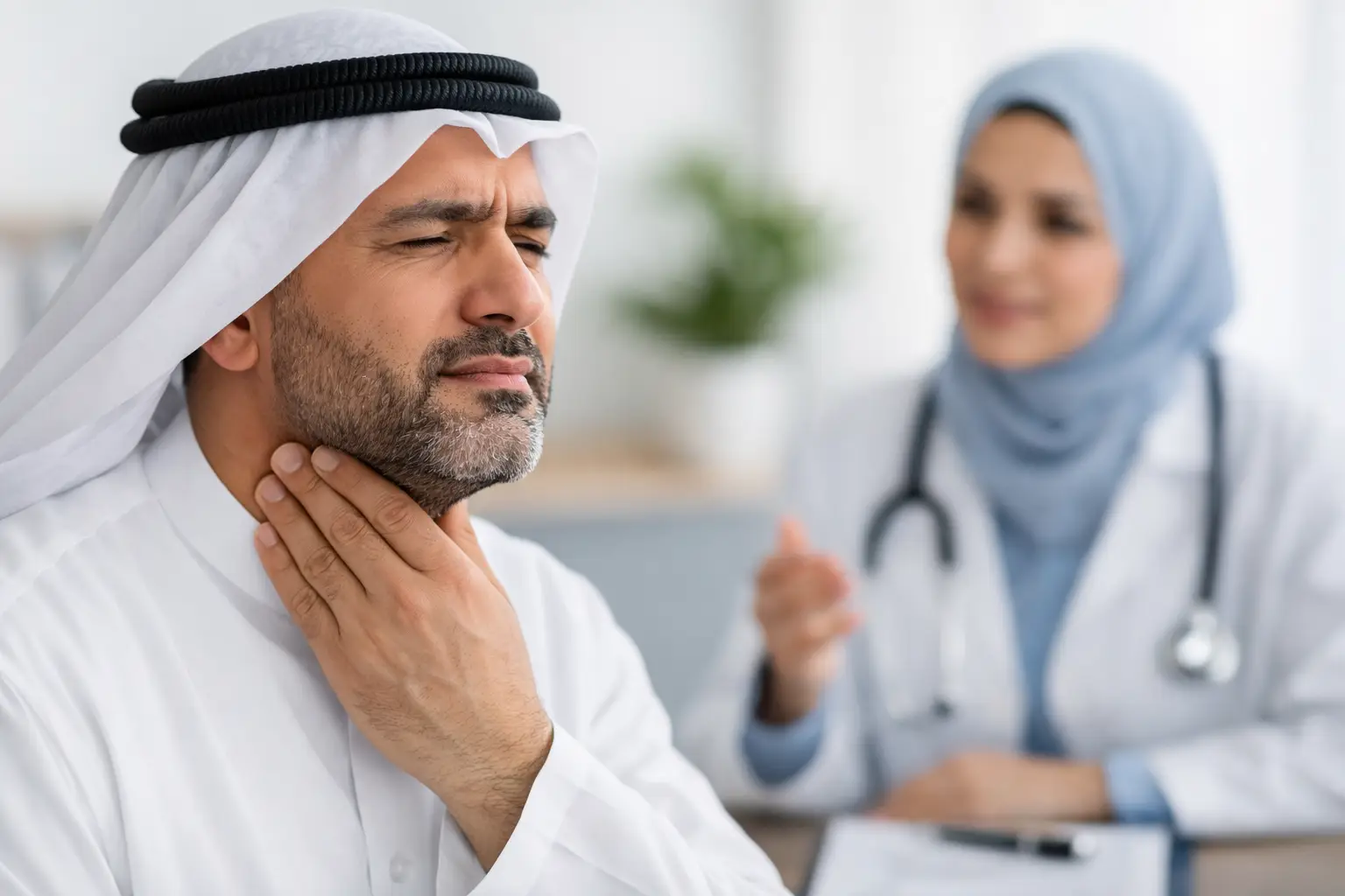 صعوبة البلع المستمرة في الكويت: متى تُفحص؟