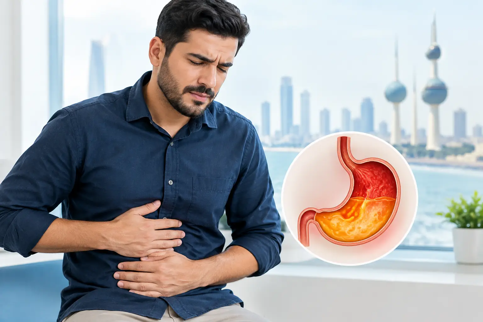 قرحة المعدة أم الحموضة: متى تحتاج فحصًا في الكويت؟